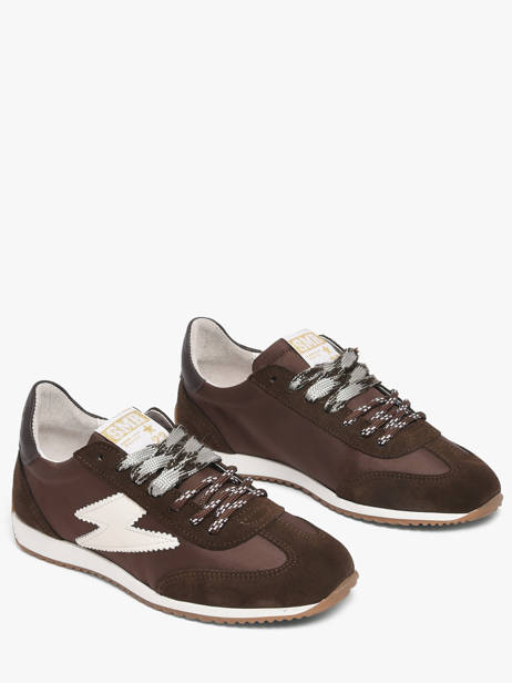 Sneakers En Cuir Semerdjian Marron women JUNEE278 vue secondaire 1