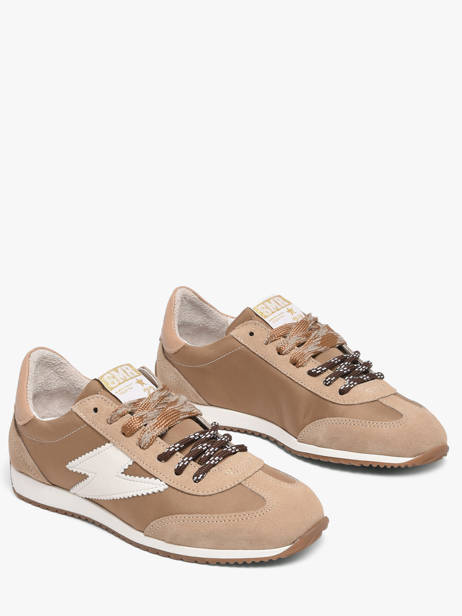 Sneakers En Cuir Semerdjian Marron women JUNEE274 vue secondaire 1