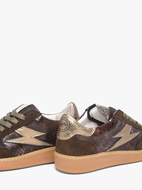 Sneakers En Cuir Semerdjian Vert women LEEE445 vue secondaire 2