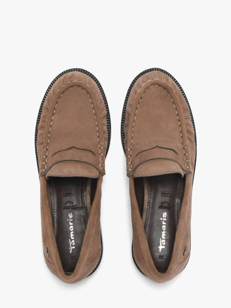 Mocassins En Cuir Tamaris Marron women 47 vue secondaire 3