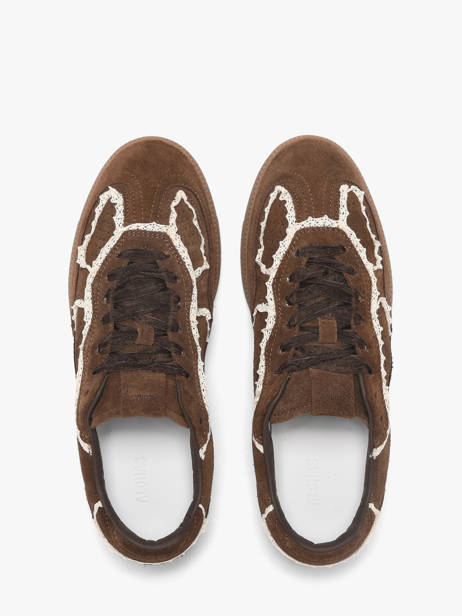 Sneakers En Cuir Alohas Marron women 10082307 vue secondaire 3