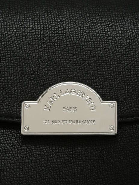 Cabas Rsg Cuir Karl lagerfeld Noir rsg B3W30115 vue secondaire 2
