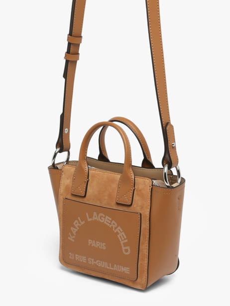 Sac Bandoulière K Daily Cuir Karl lagerfeld Marron k daily B3W30325 vue secondaire 1
