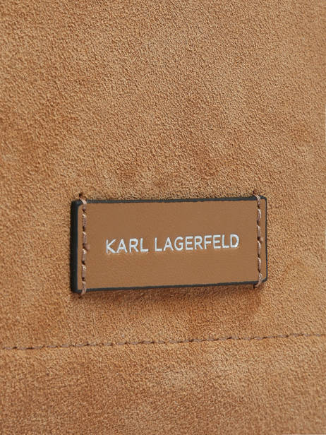 Sac Bandoulière K Daily Cuir Karl lagerfeld Marron k daily B3W30325 vue secondaire 2