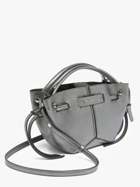 Sac Bandoulière K Pierced Cuir Karl lagerfeld Argent k pierced B3W30356 vue secondaire 1