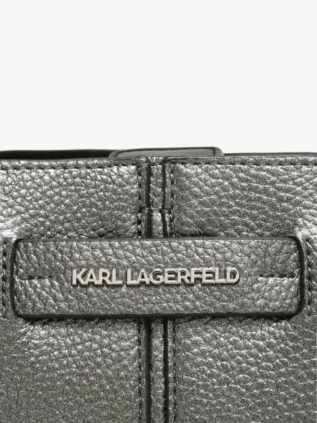 Sac Bandoulière K Pierced Cuir Karl lagerfeld Argent k pierced B3W30356 vue secondaire 2