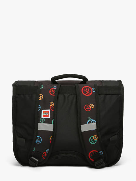 Cartable 2 Compartiments Lego Noir ninjago ninja skills 26 vue secondaire 4