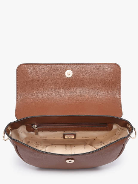 Sac Bandoulière Camelia Polyurethane Guess Marron camelia BG974219 vue secondaire 2