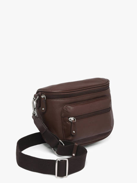 Belt Bag Leather Hexagona Brown confort 466110 other view 1