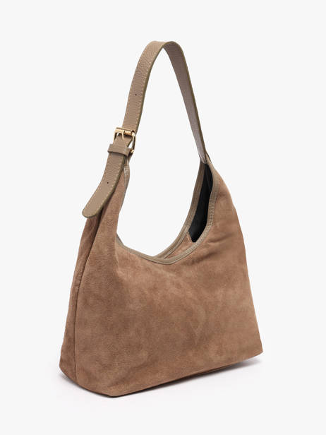 Sac Porté épaule Velvet Caviar Cuir Milano Marron velvet caviar VC26062 vue secondaire 2