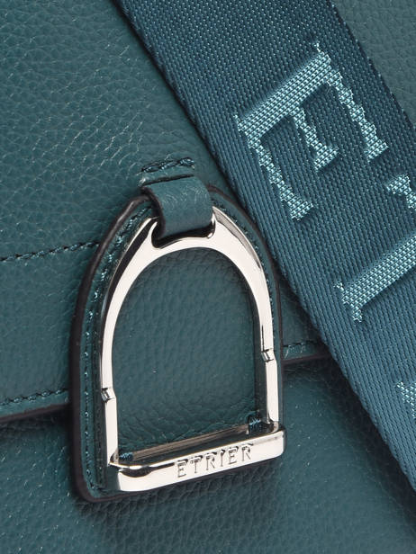 Sac Bandoulière M Altesse Cuir Etrier Bleu altesse EALT048M vue secondaire 4