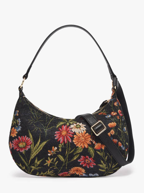 Sac Porté épaule Altesse Jacquard Etrier Noir altesse jacquard EALJ017M vue secondaire 4