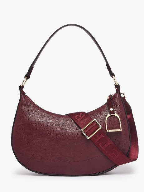 Sac Porté épaule Altesse Suede Cuir Etrier Rouge altesse suede EASU017M vue secondaire 6