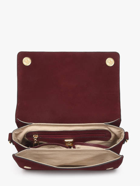 Sac Bandoulière M Altesse Suede Etrier Rouge altesse suede EASU048M vue secondaire 5