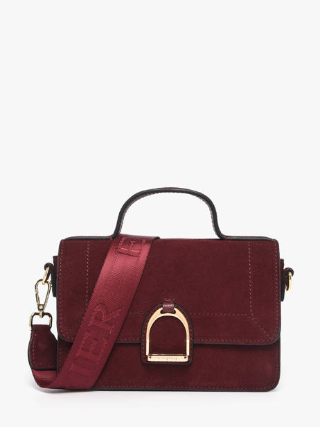 Sac Bandoulière S Altesse Suede Etrier Rouge altesse suede EASU048S