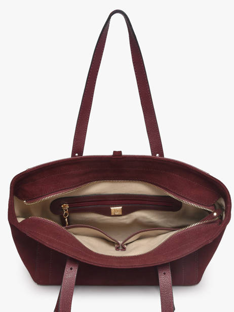 Sac Porté épaule Altesse Suede Cuir Etrier Rouge altesse suede EASU088S vue secondaire 4