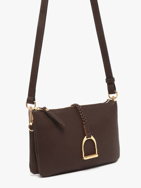 Sac Bandoulière Torsade Cuir Etrier Marron torsade ETOS0142 vue secondaire 2