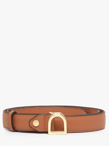 Ceinture Etrier Marron torsade ETOS414C