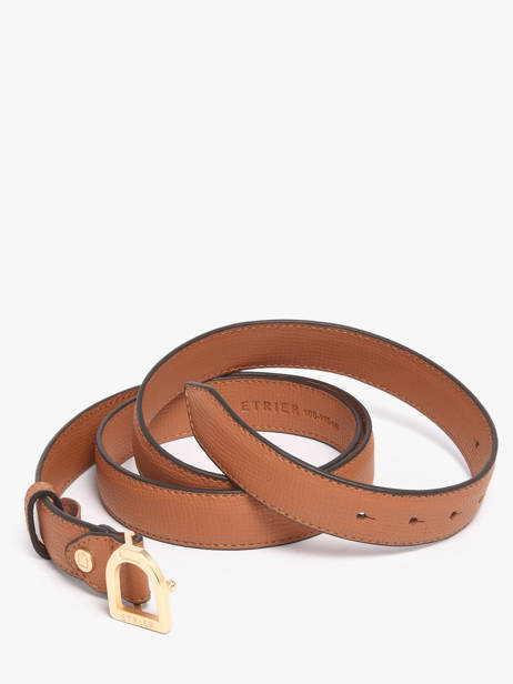 Ceinture Etrier Marron torsade ETOS414C vue secondaire 2