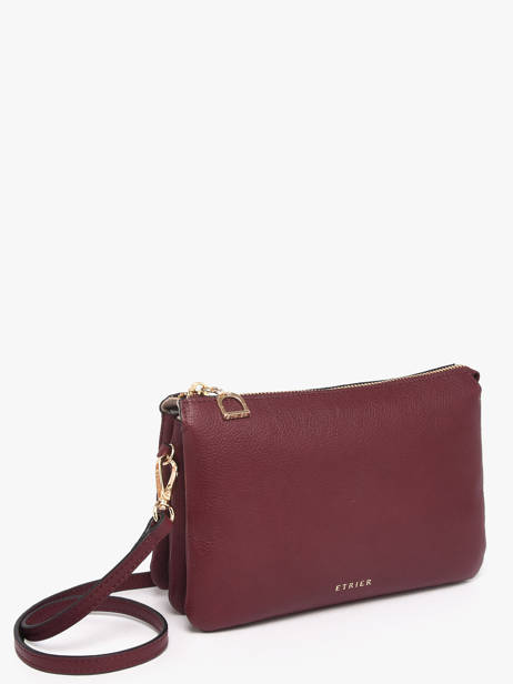 Sac Bandoulière Tradition Cuir Etrier Rouge tradition ETRA0143 vue secondaire 2