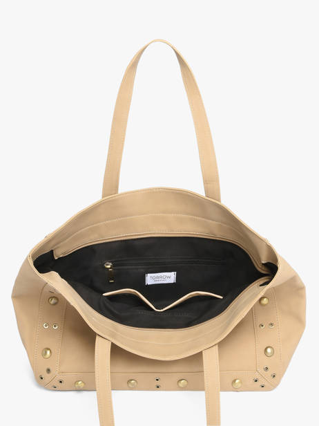 Sac Porté épaule A4 Eyelet Torrow Beige eyelet TEYE01 vue secondaire 3