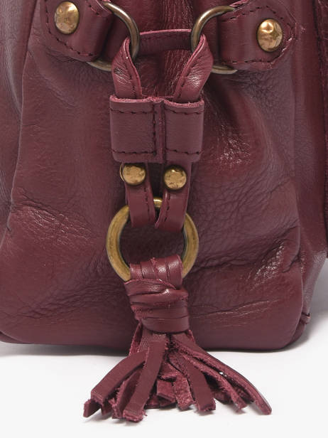 Sac Bandoulière Cow Cuir Basilic pepper Rouge cow BCOW86 vue secondaire 2
