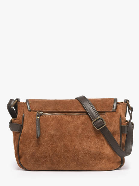 Sac Bandoulière Vienne Cuir Basilic pepper Marron vienne BVIE02 vue secondaire 4