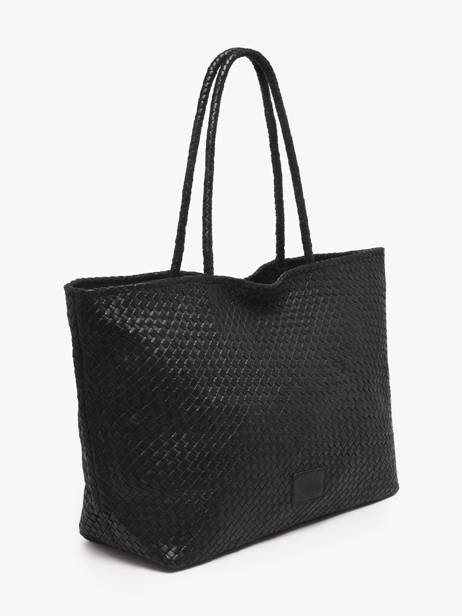 Sac Porté épaule A4 Lisbonne Cuir Basilic pepper Noir lisbonne BLIS02 vue secondaire 1