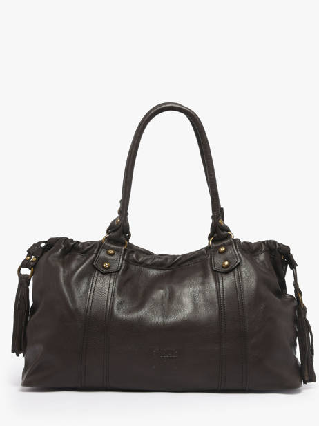 Sac Porté épaule Cow Cuir Basilic pepper Marron cow BCOW89 vue secondaire 4