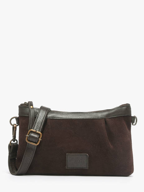 Sac Bandoulière Vienne Cuir Basilic pepper Marron vienne BVIE01