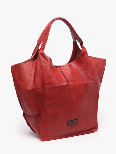 Shoulder Bag Heritage Leather Biba Red heritage HOM1L other view 1