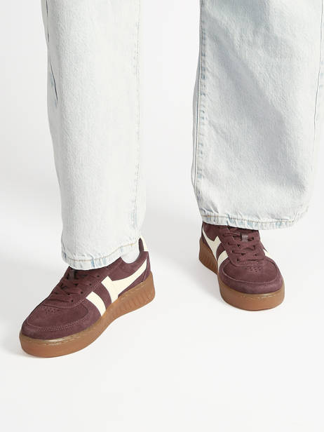Sneakers Grandslam En Cuir Gola Rouge women CLA589LC vue secondaire 1