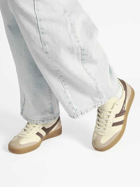 Sneakers Viper En Cuir Gola Or women CLB744HC vue secondaire 1