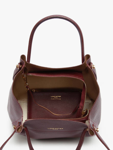 Sac Shopping Foulonne Double Cuir Lancaster Rouge foulonne double louisa 20 vue secondaire 2