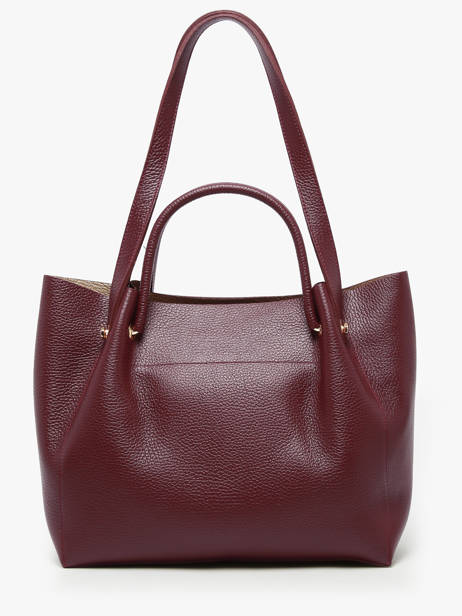 Sac Shopping Foulonne Double Cuir Lancaster Rouge foulonne double louisa 20 vue secondaire 3