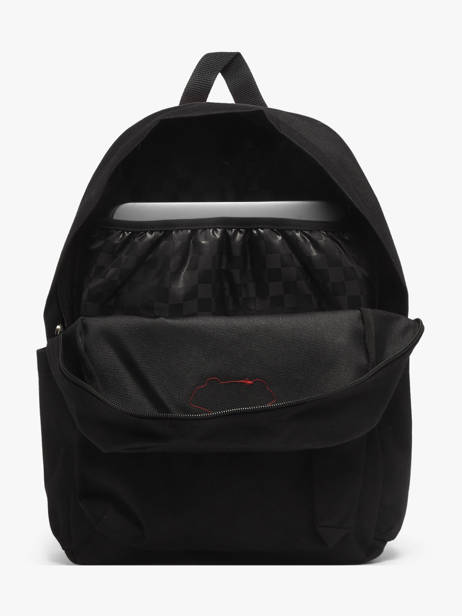 Sac à Dos 1 Compartiment Vans Noir backpack VN000H56 vue secondaire 2