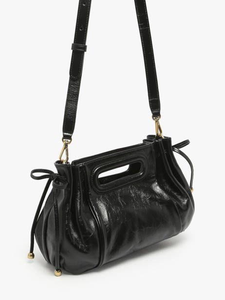 Sac Bandoulière Studio Cuir Gerard darel Noir studio DES08417 vue secondaire 2