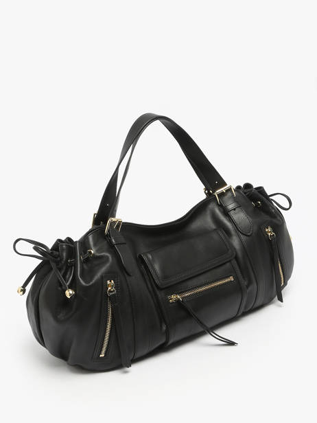 Sac Porté épaule Icone Cuir Gerard darel Noir icone DES30410 vue secondaire 2