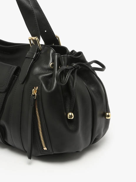 Sac Porté épaule Icone Cuir Gerard darel Noir icone DES30410 vue secondaire 5