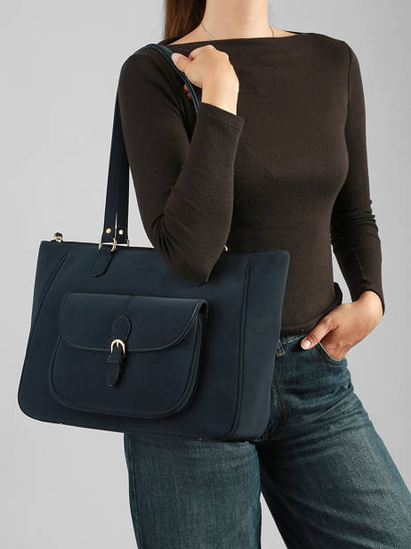 Sac Porté épaule Eve Hexagona Bleu eve 6520335 vue secondaire 1