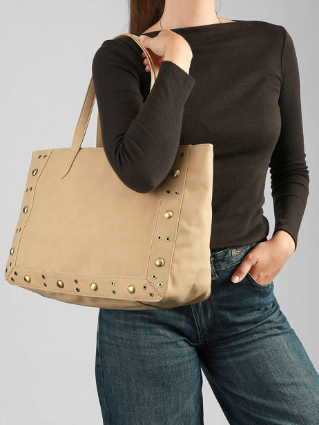 Sac Porté épaule A4 Eyelet Torrow Beige eyelet TEYE01 vue secondaire 1