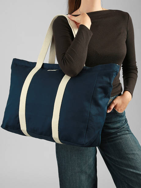 Sac Porté épaule Jean Coton Hindbag Bleu best seller JEAN vue secondaire 1