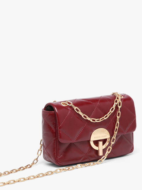 Moyen Sac Moon En Cuir Vanessa bruno Rouge moon 84V40533 vue secondaire 1