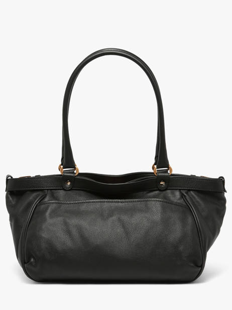 Grand Sac Lune En Cuir Vanessa bruno Noir lune 11V40921 vue secondaire 4