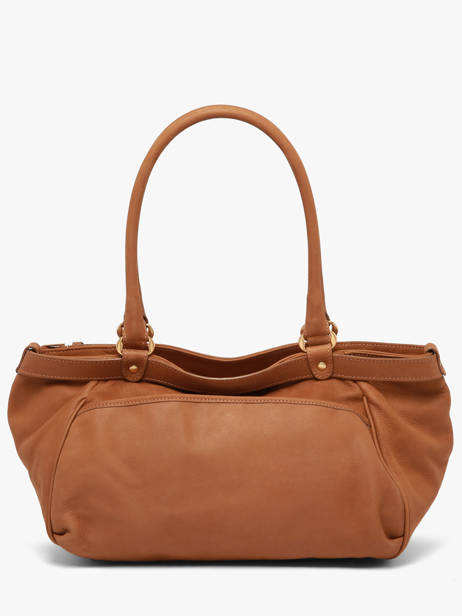 Grand Sac Lune En Cuir Nubuck Vanessa bruno Marron lune 3V40921 vue secondaire 4