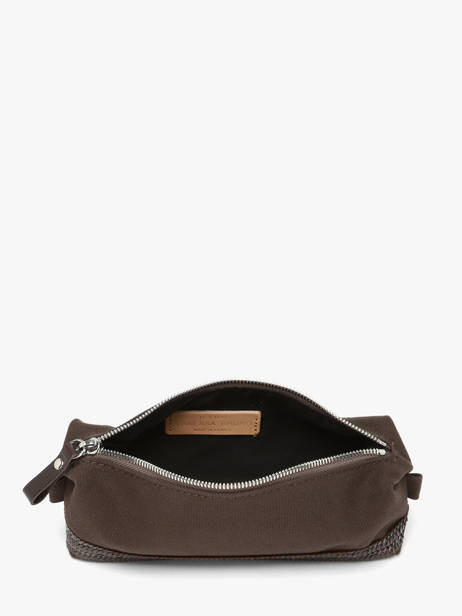 Trousse écolier Le Cabas Paillettes Vanessa bruno Marron cabas 1V42030 vue secondaire 1