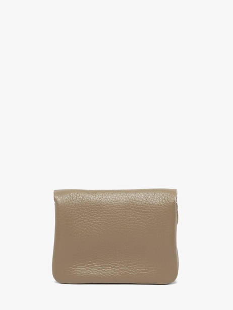 Porte-monnaie Caviar Cuir Milano Marron caviar CA23092O vue secondaire 2