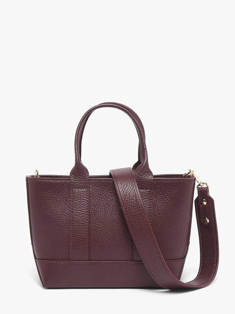 Sac Porté Main Caviar Cuir Milano Violet caviar CA26066 vue secondaire 3