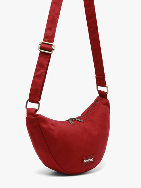 Sac Bandoulière Andrea Coton Hindbag Rouge best seller ANDREA vue secondaire 1