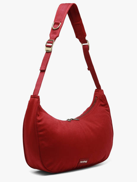 Sac Porté épaule Bianca Coton Hindbag Rouge best seller BIANCA vue secondaire 1